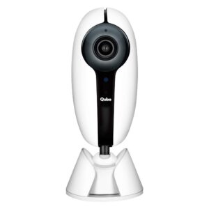 Qubo Smart Outdoor Security WiFi Camera (White) with Face Mask Detection | Intruder Alarm System | Weatherproof | Continuous Recording 24×7 in 1080p Full HD | by Hero Group