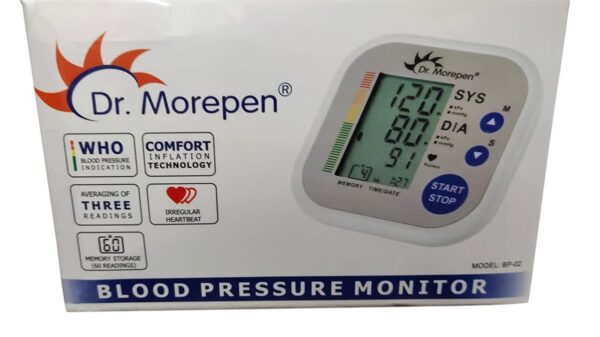 Dr. Morepen Bp02 Automatic Blood Pressure Monitor (White)