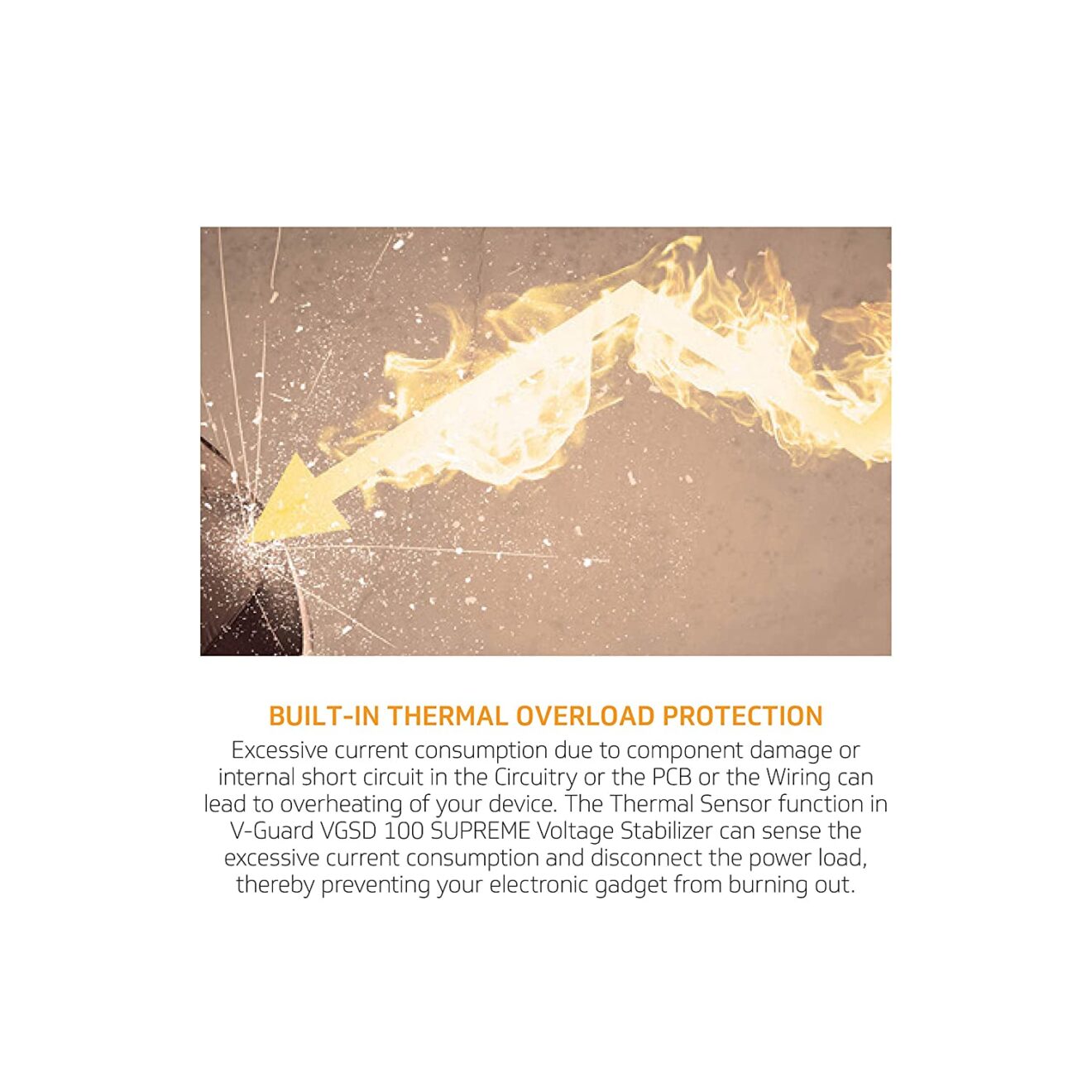 VGuard Stabilizer VGSD 100 Supreme for Side by Side/ Double Door